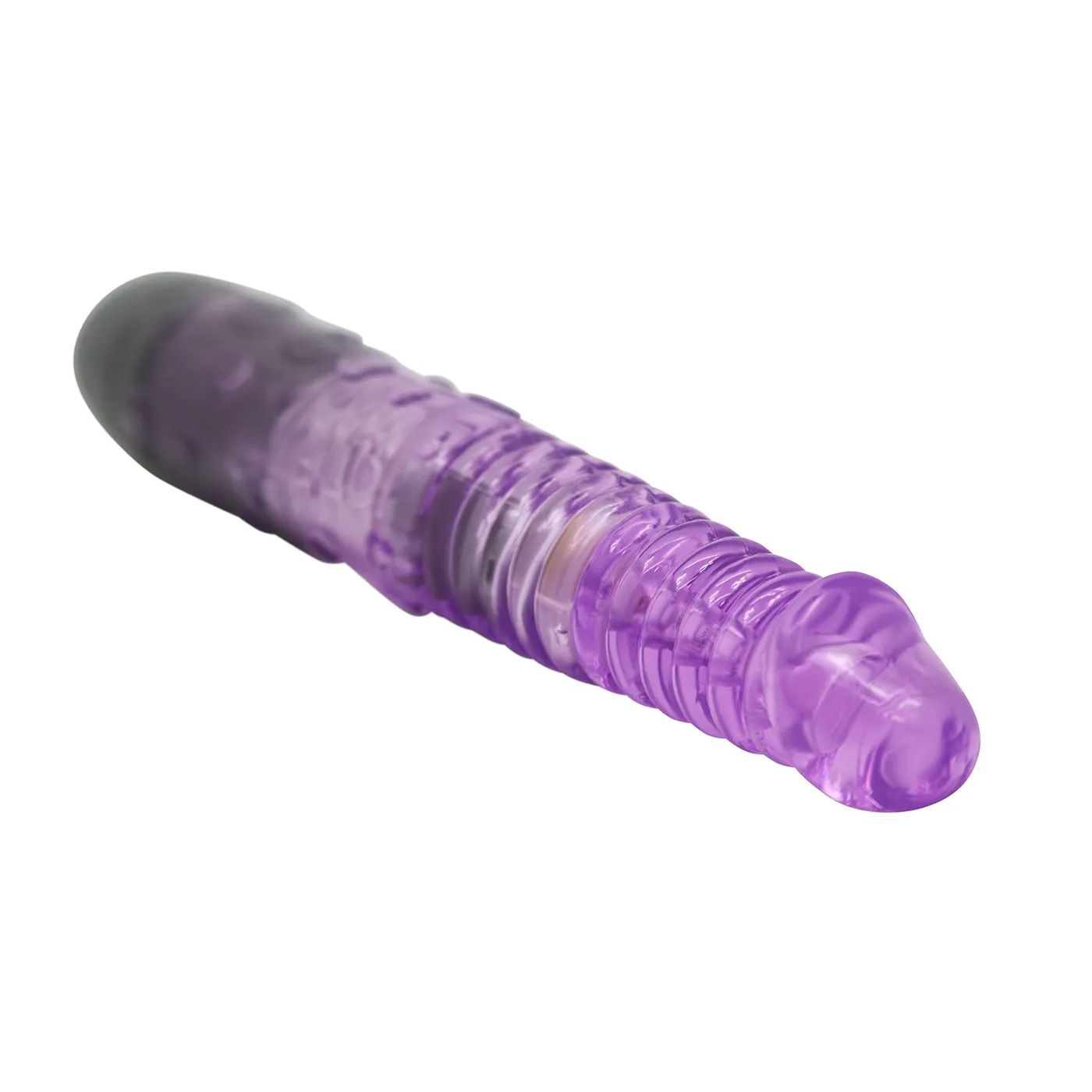2 FREE: X-Strong Realistic Ribbed Vibe & Lube - Real-Feel Penetration Kit!