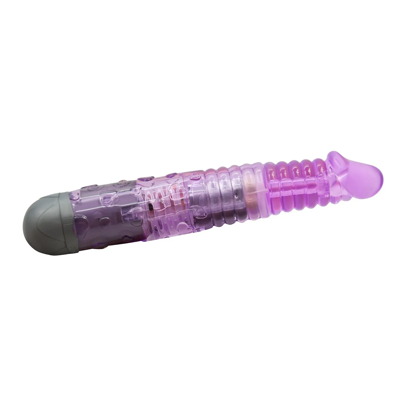 2 FREE: X-Strong Realistic Ribbed Vibe & Lube - Real-Feel Penetration Kit!