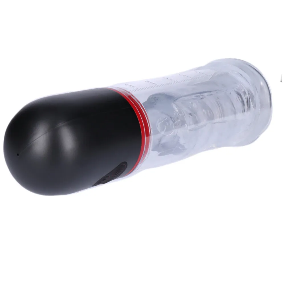 3-in-1 Brotar Vibrating Penis Pump. Stroker. & Sucker