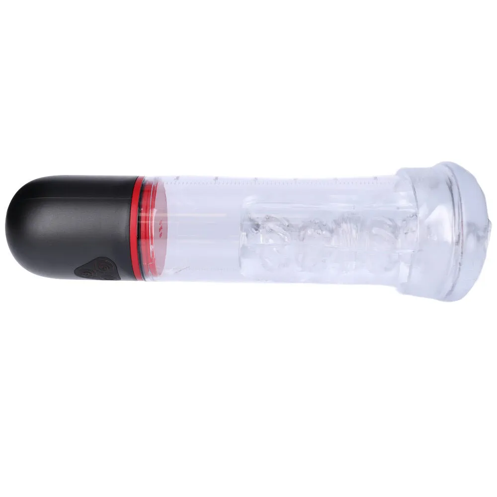 3-in-1 Brotar Vibrating Penis Pump. Stroker. & Sucker