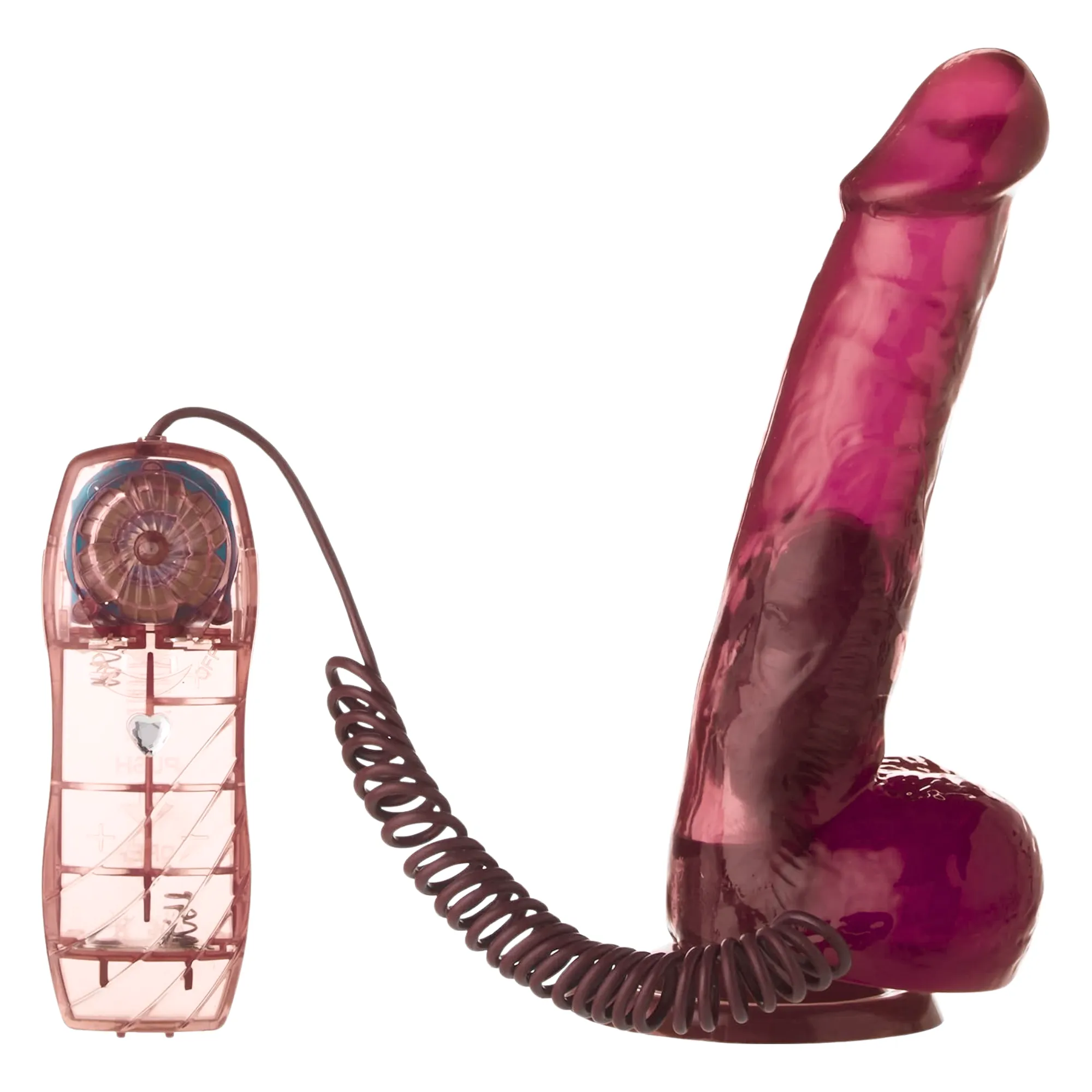 7.5 Inch Vibrating Jelly Dong with Suction Cup