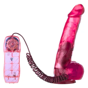 7.5 Inch Vibrating Jelly Dong with Suction Cup