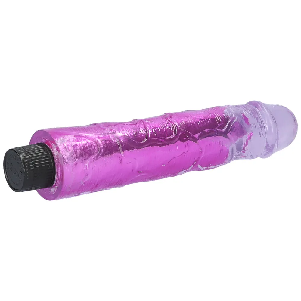 8 Inch Long Deep Penetration Vibrating Dildo