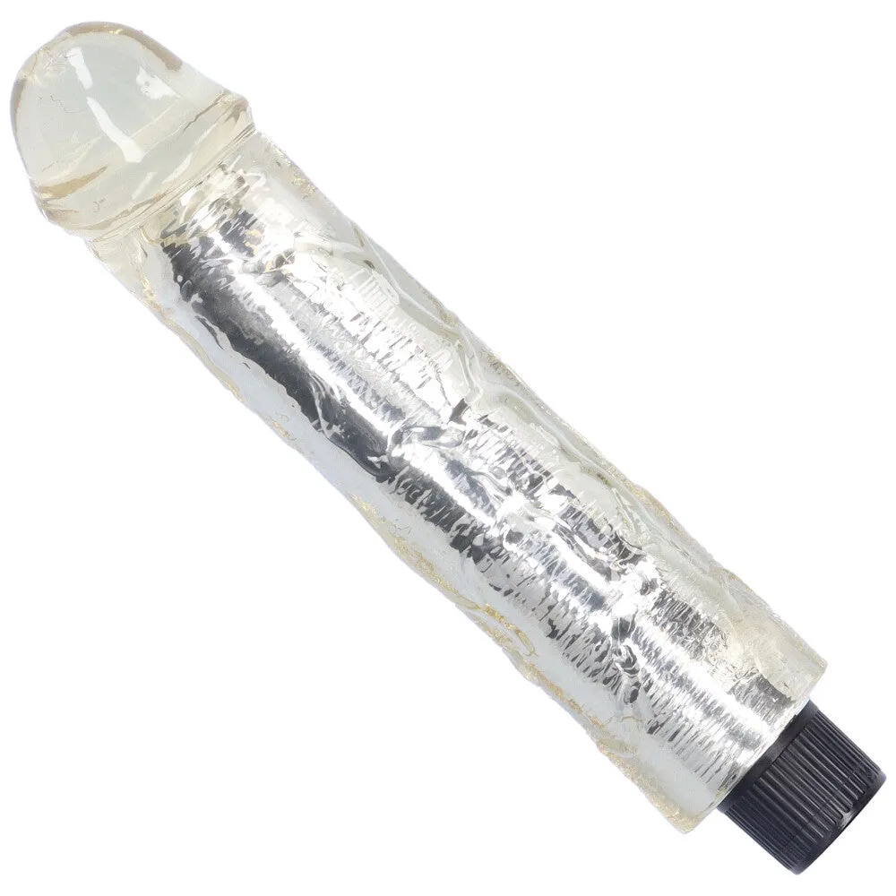 8 Inch Long Deep Penetration Vibrating Dildo