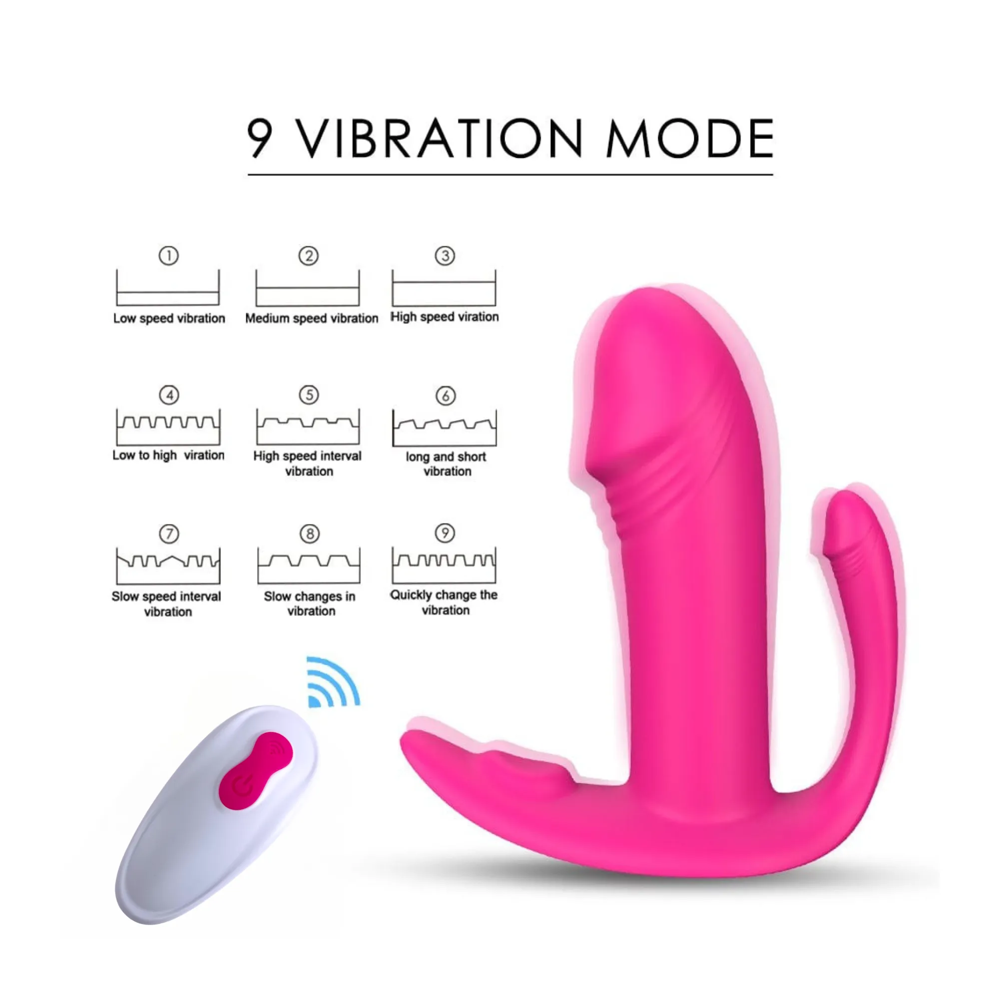 Aise Triple Stimulation Hands-Free Wearable Vibe