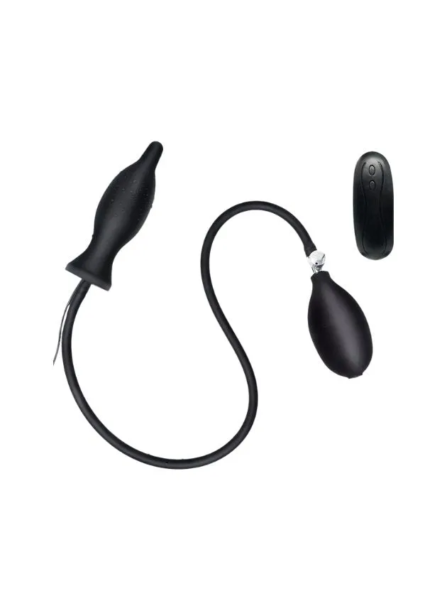 Basiks Noir Inflatable Butt Plug 12.8 cm