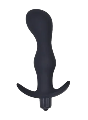 Basiks Noir Vibrating Butt Plug 13 cm Black