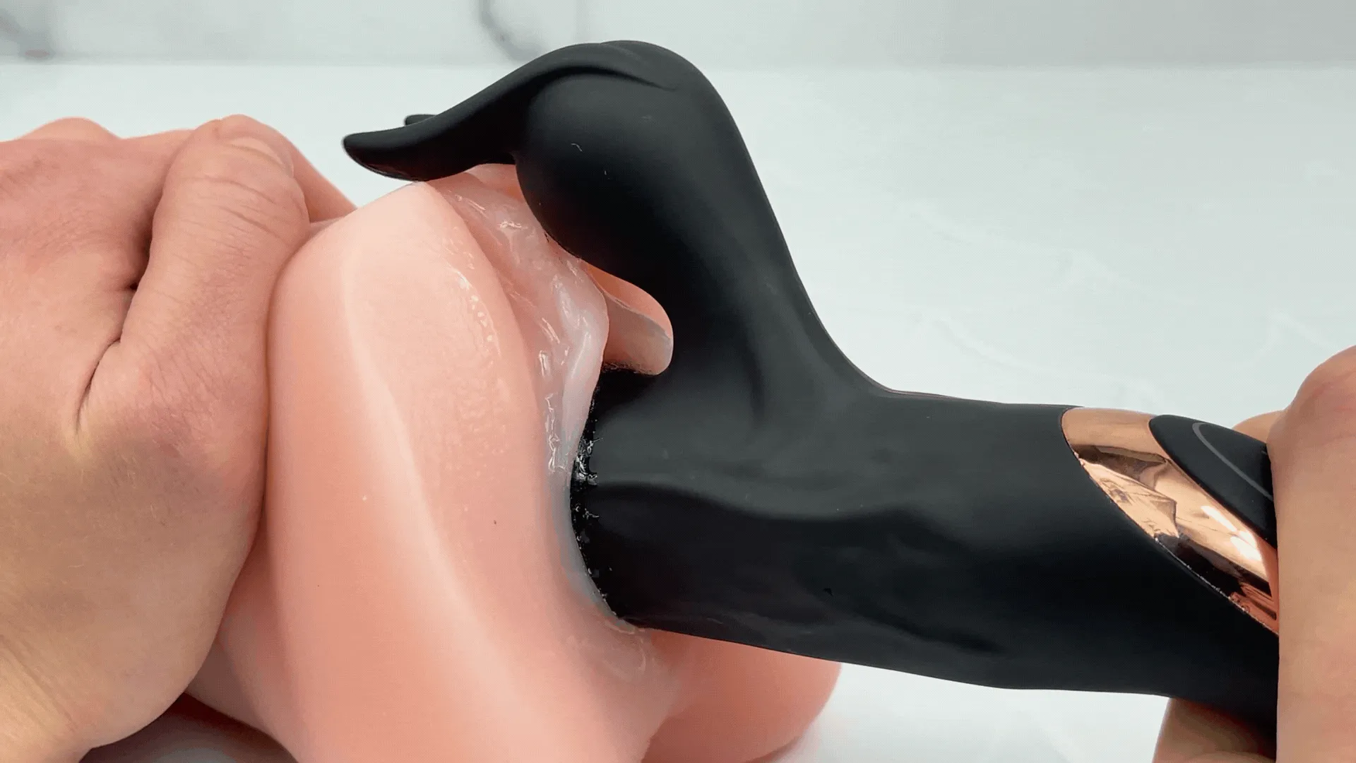 Bato Plus Veined Thrusting & Vibrating Rabbit Machine
