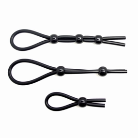 Beaded Lasso Cock Ring - Single Lasso. Double Lasso & Triple Lasso Options Available!
