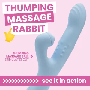 Blush Devin Rechargeable Silicone Rabbit Vibrator