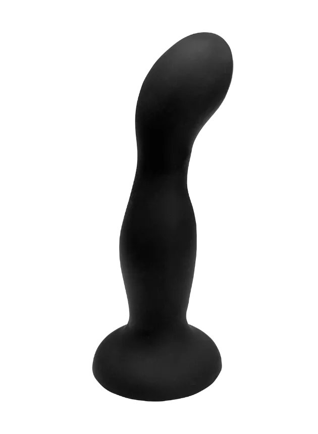 Dilly Curve Textured Anal Dildo With Suction Cup 16 cm
