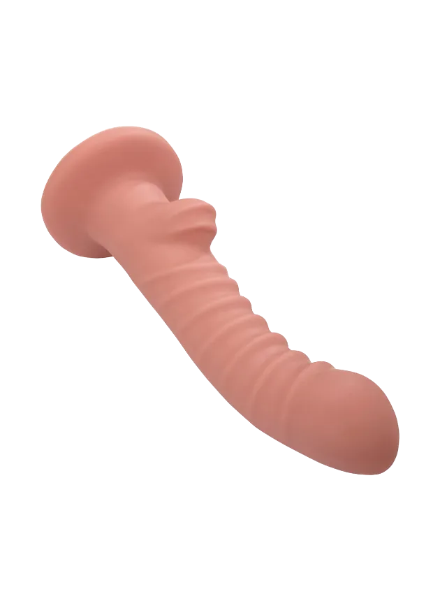 Dilly Hue G-spot Textured Dildo With Suction Cup 17 cm