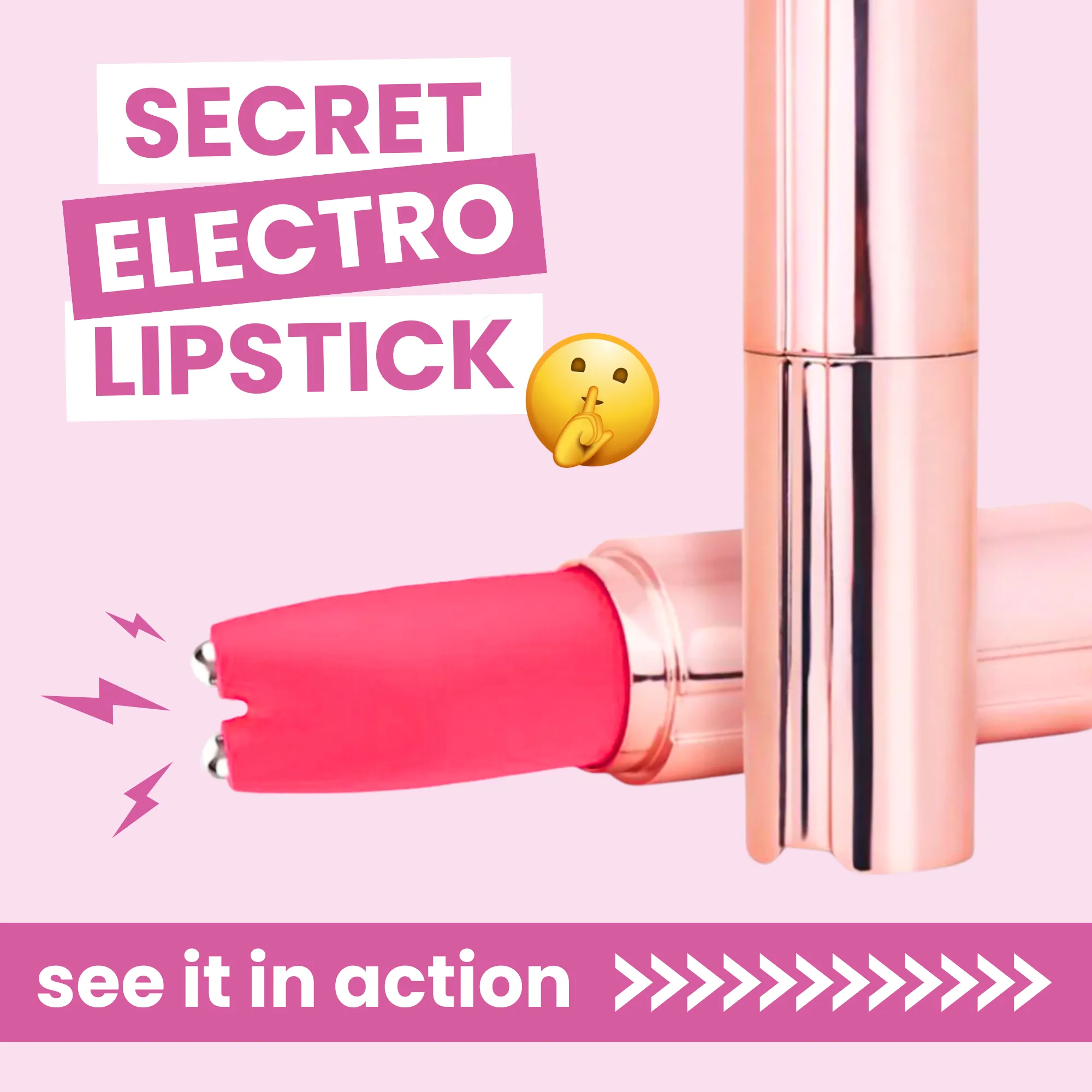 Electrostimulation Silicone Lipstick Vibe - 3 ELECTRO Settings and Powerful Vibes!