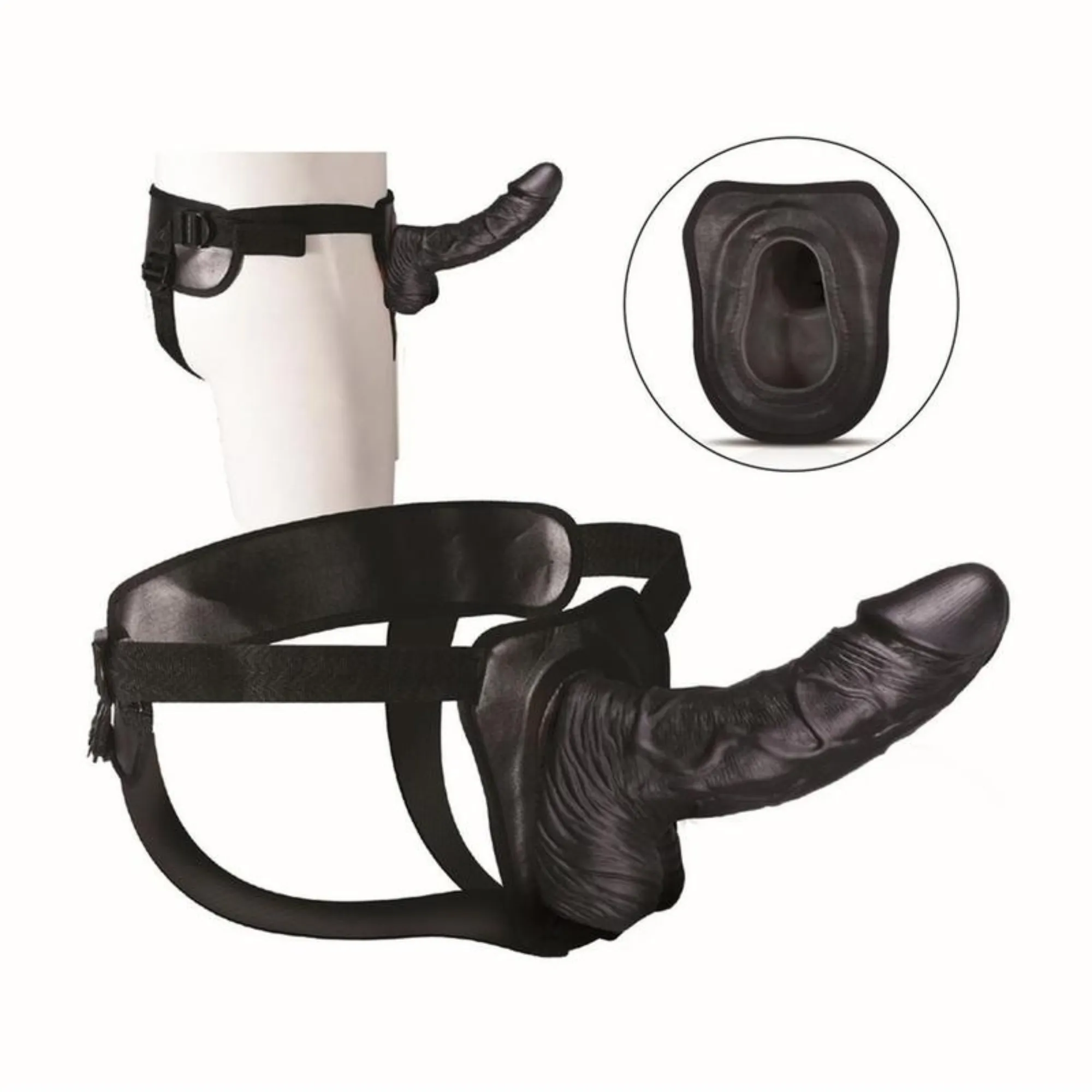 Erection Assistant 8 Inch Hollow Strap-On