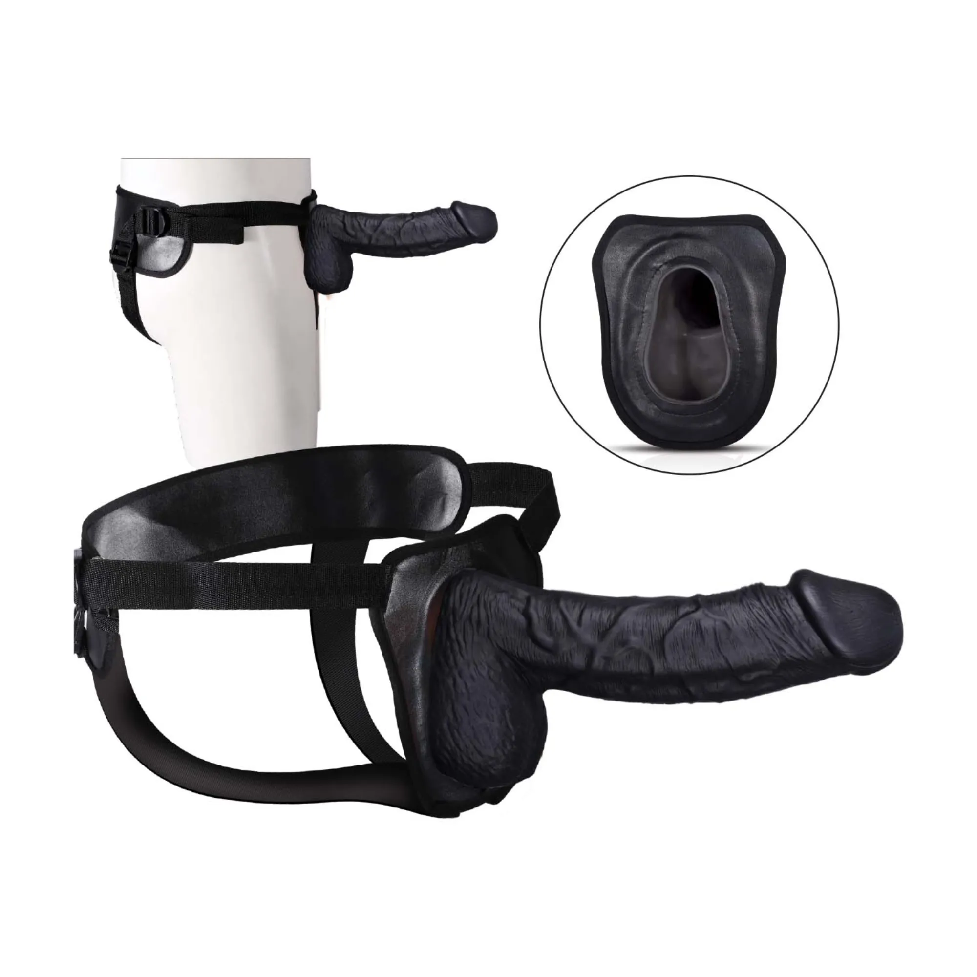 Erection Assistant 8.5 Inch Hollow Strap-On