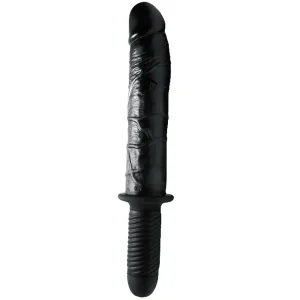 Extra-LARGE & THICK Vibrating Dildo Thruster - 14 Inch LONG!