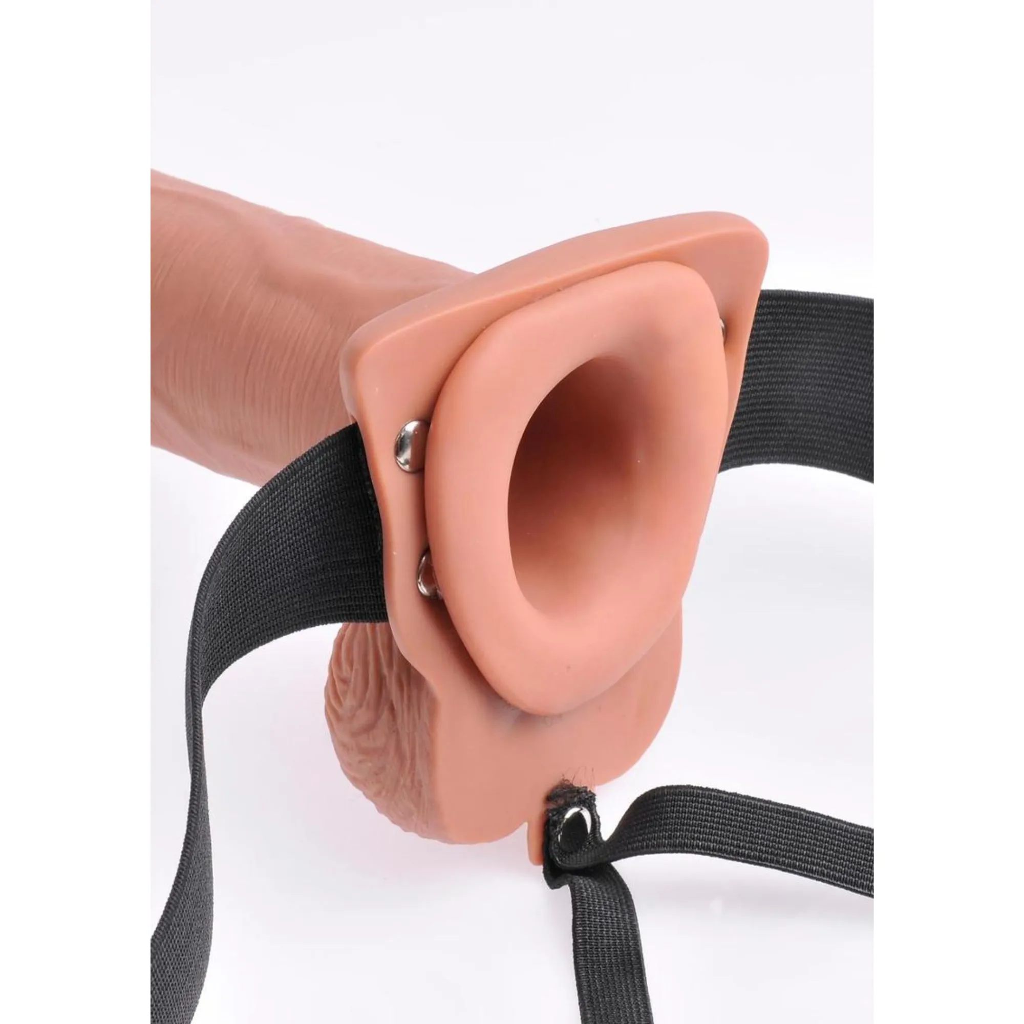 Fetish Fantasy Series - 10 Vibrating Hollow Strap-on w/ Remote Control