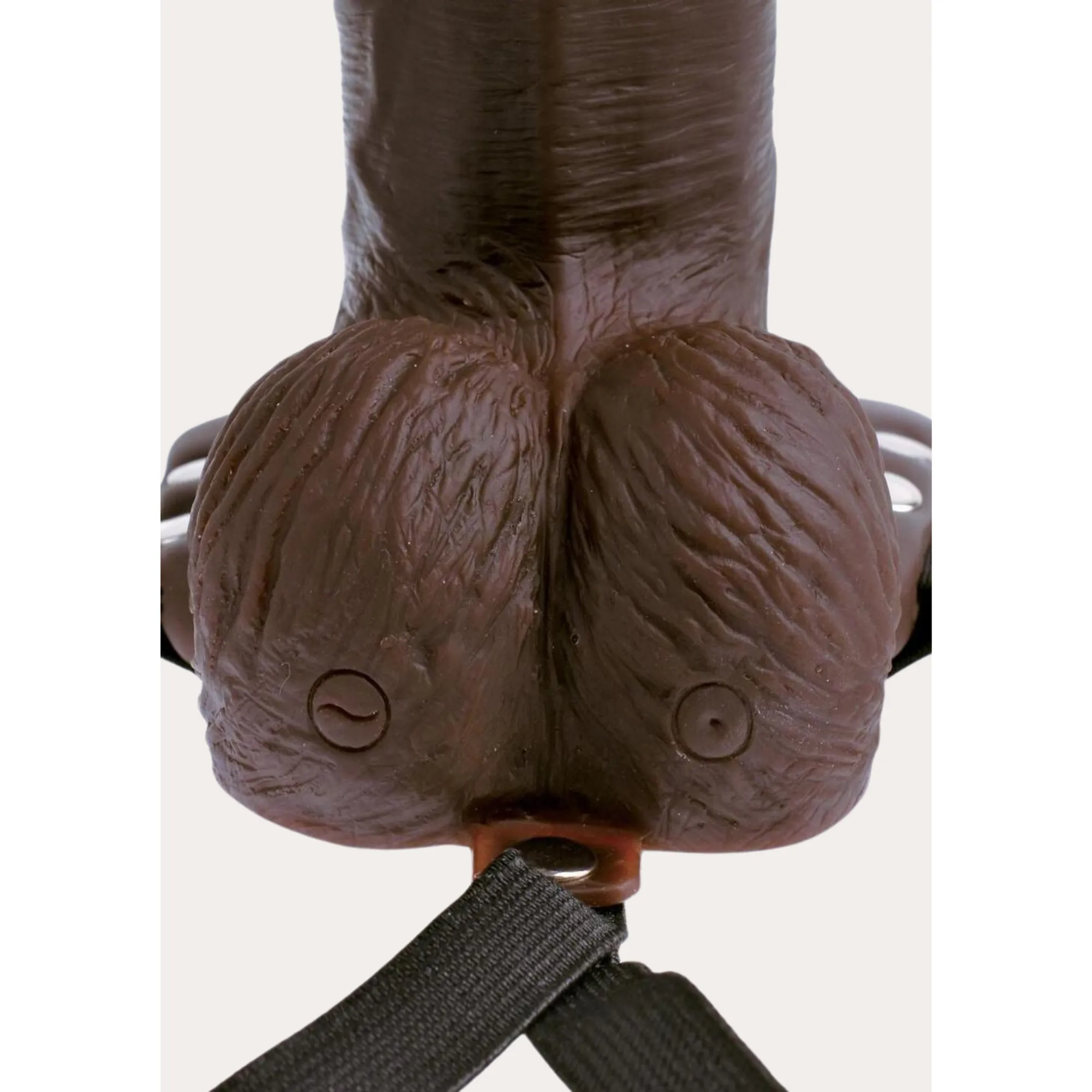 Fetish Fantasy Series - 8 Vibrating Hollow Strap-on w/ Remote Control