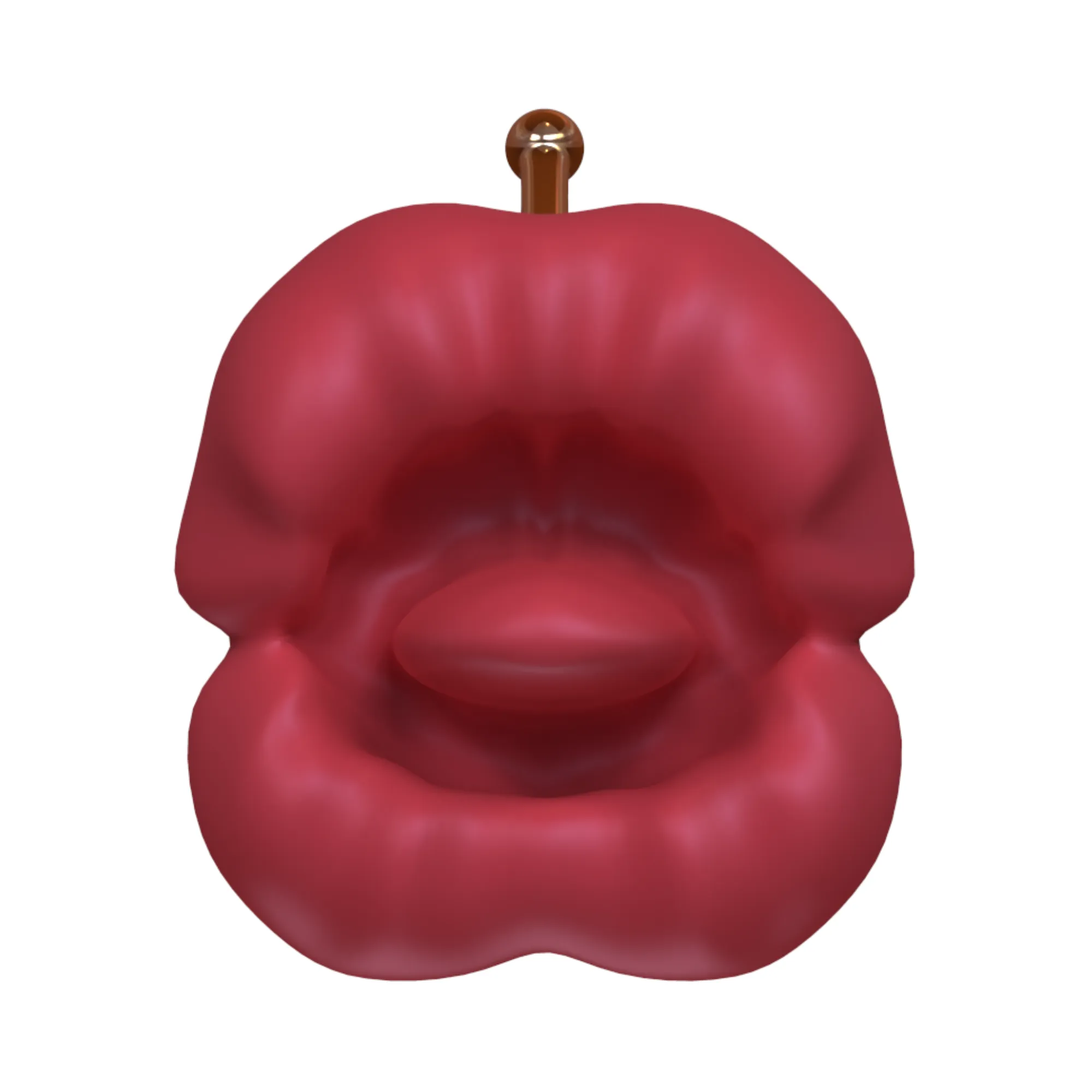 Flaming Red Lips Plus Clit-Licking Mouth & Pinpoint Vibe