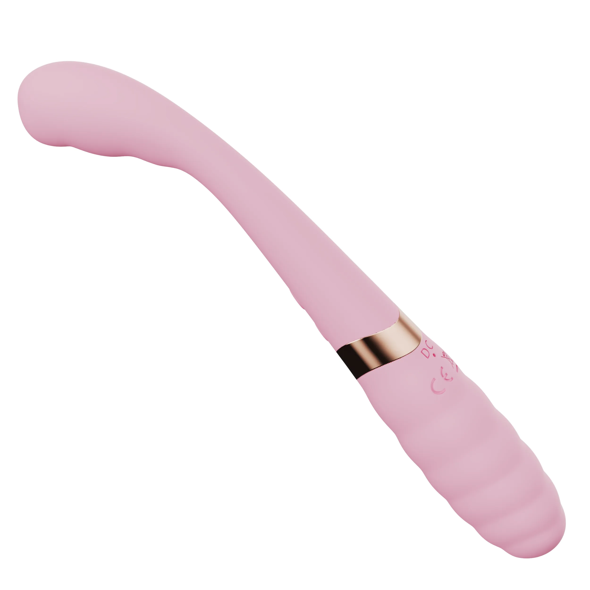 Flexible Silicone Dual-Ended G-Spot Vibrator - Strong Vibes on Each End!