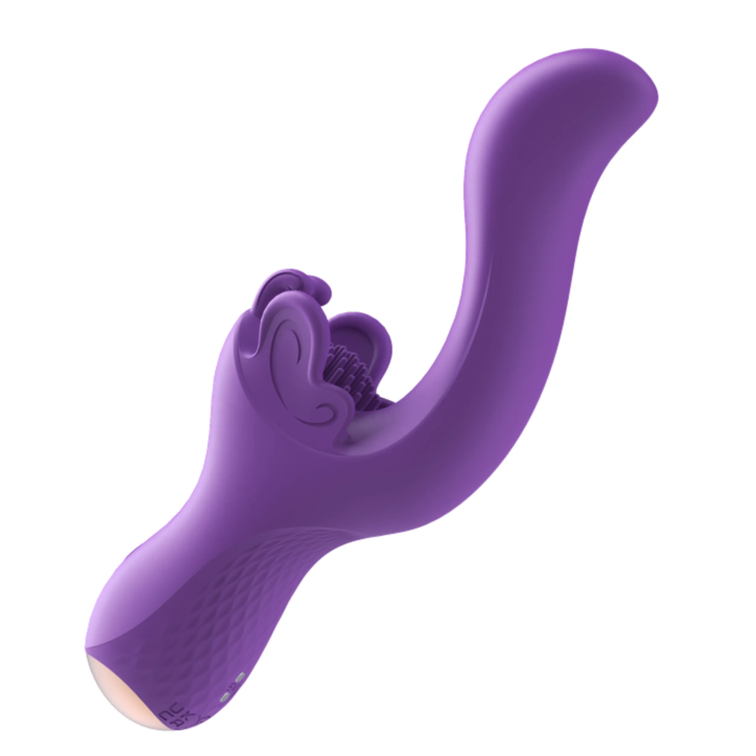 Fluttering Bliss Silicone Dual Action Butterfly Vibrator - It's Waterproof!