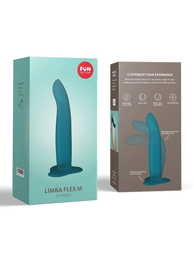Fun Factory Limba Flex Bendable With Suction Cup Dildo Medium
