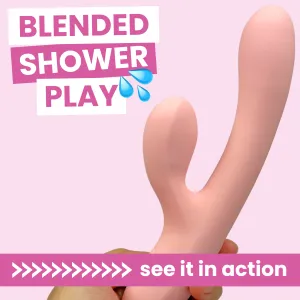 G-Spot Rechargeable Silicone Rabbit Vibe - Powerful Dual Stimulation!
