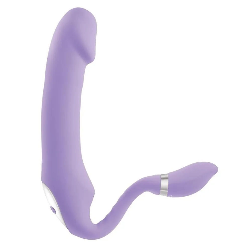 Gender X Orgasmic Orchid Vibrator with Clitoral Stimulator