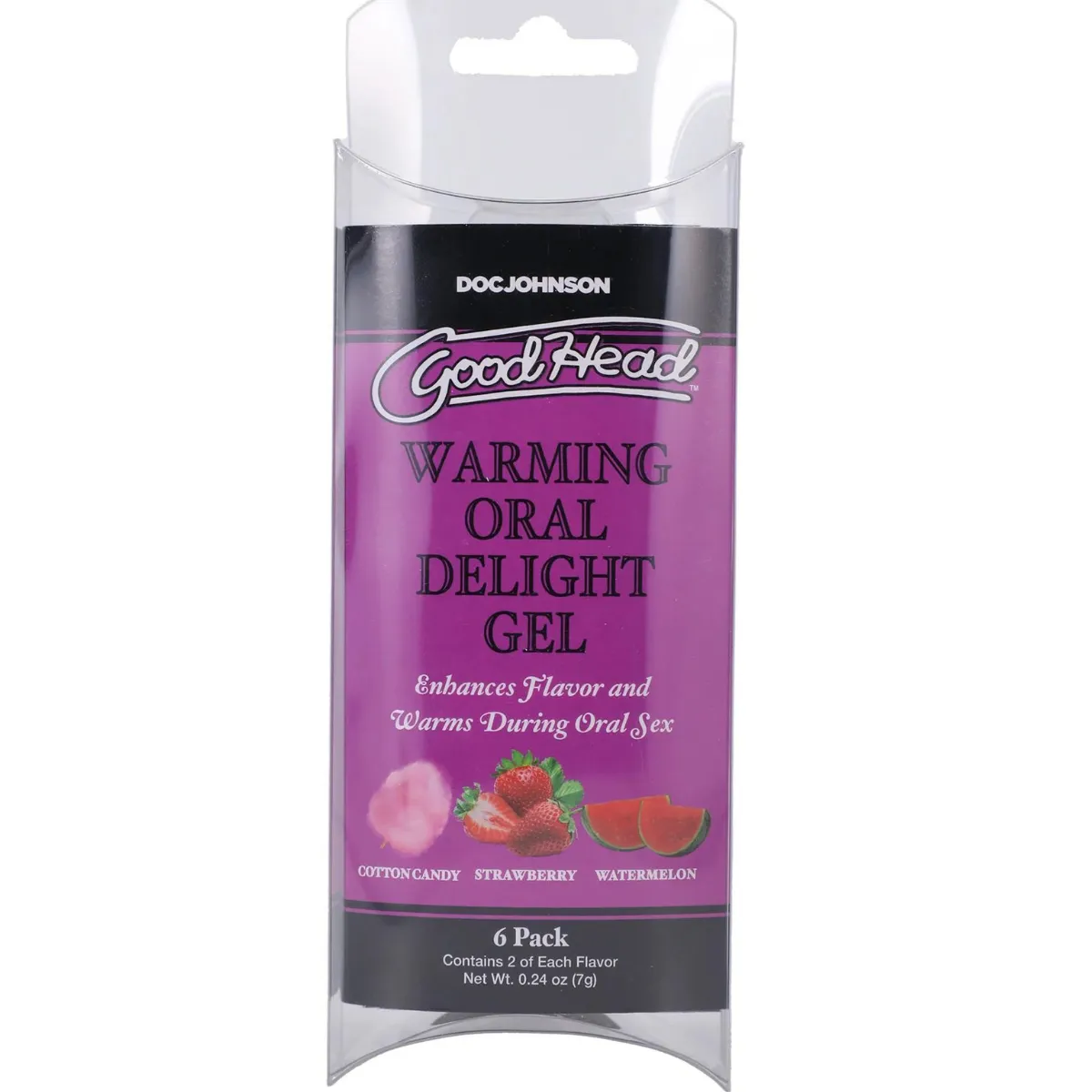 GoodHead Warming Head Oral Delight Gel .24oz (6 Pack) - Assorted