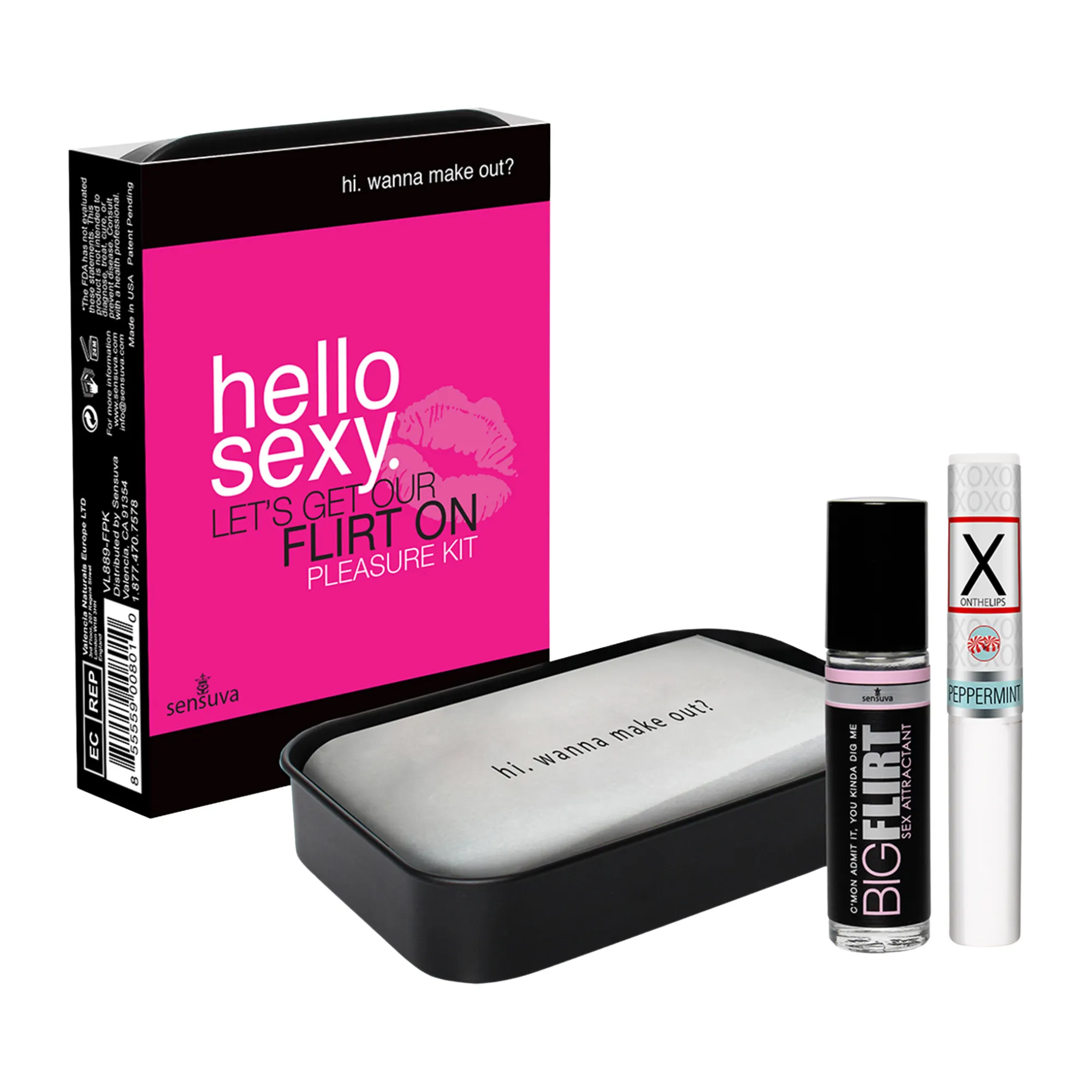 Hello Sexy Let's Get Our Flirt On Tingling Pleasure Kit