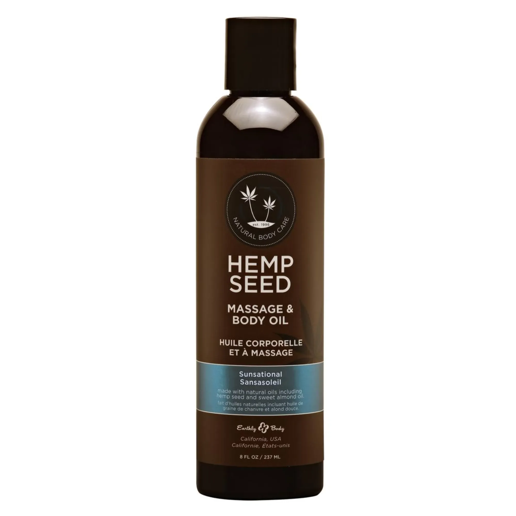 Hemp Seed Massage and Body Oil by Earthly Body