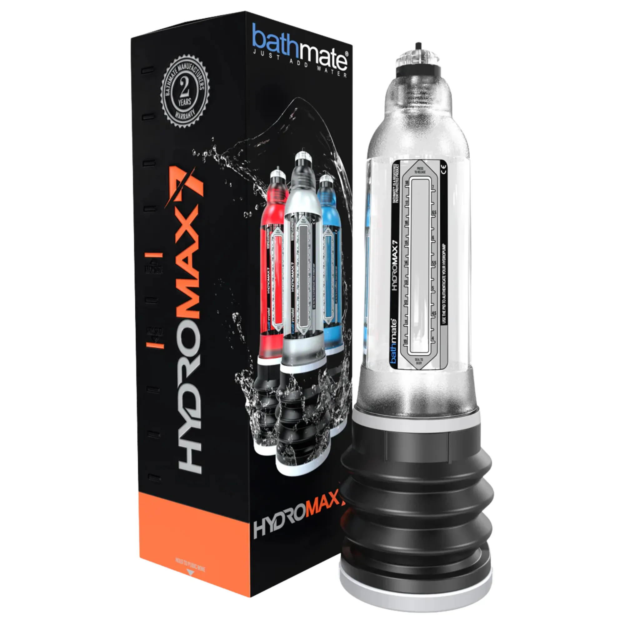 Hydromax7 Penis Pump in Clear