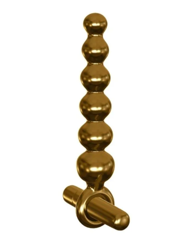 Icicles Gold Editon G06 Vibrating Glass Dildo