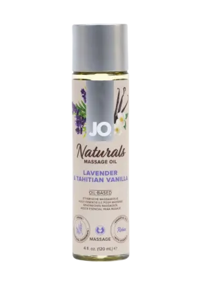 JO Naturals Lavender & Tahitian Vanilla Oil-based Massage Oil 120 ml