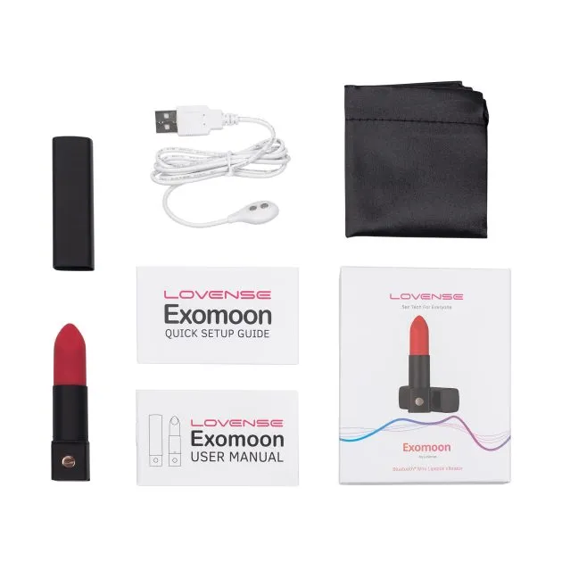 Lovense Exomoon App-Controlled Secret Lipstick Bullet Vibrator