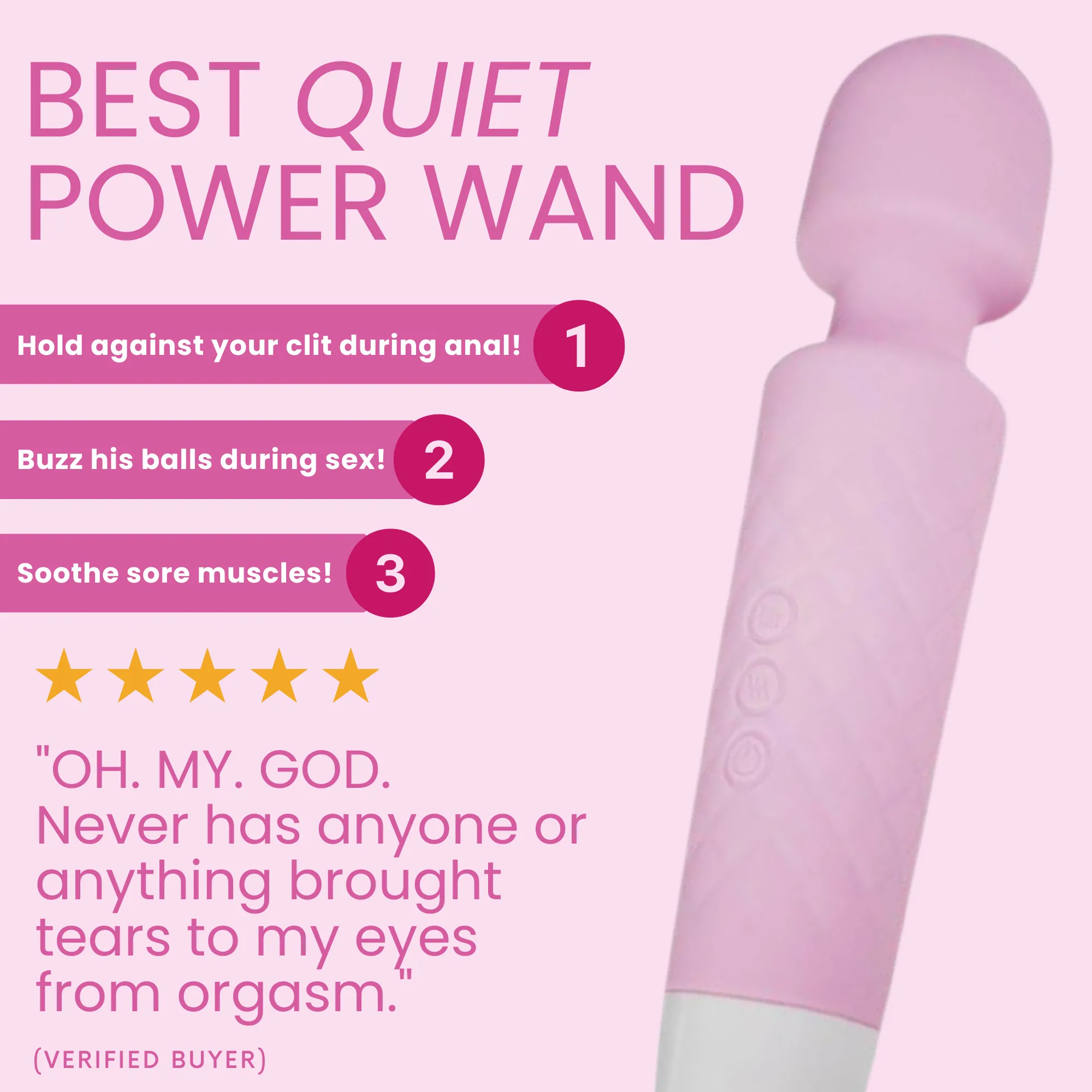 Lust Silicone Rechargeable Wand