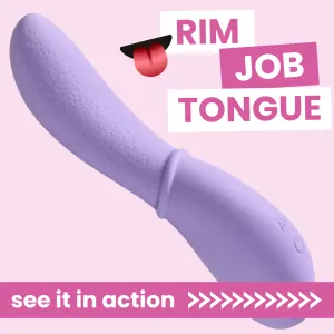 Luxury Silicone Tongue Vibrator | Clit. Pussy. & RJ Stimulations!