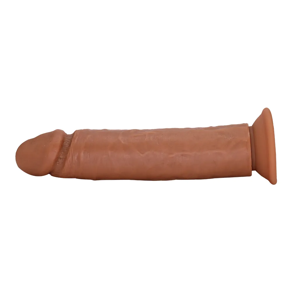 Naughty Silicone Dildo With Strong Suction Cup For A Hands-Free Pounding!