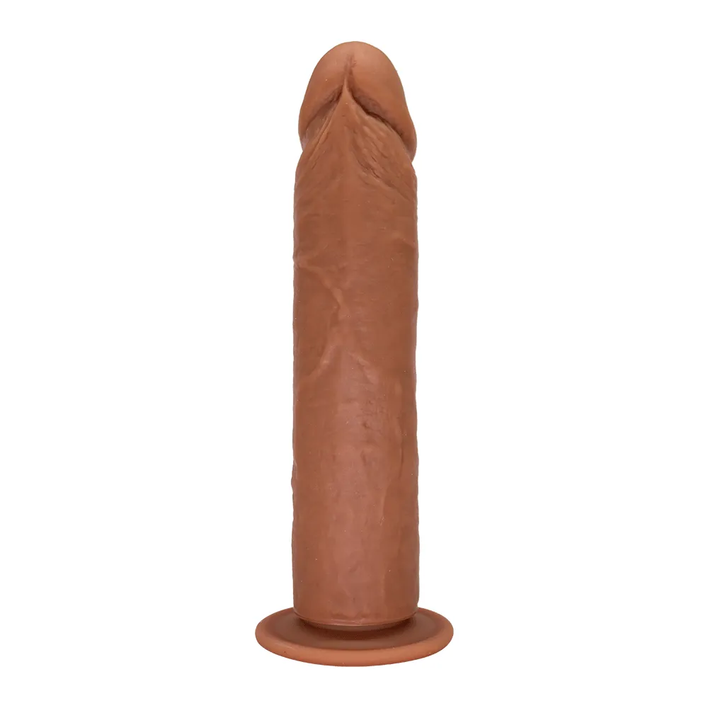 Naughty Silicone Dildo With Strong Suction Cup For A Hands-Free Pounding!