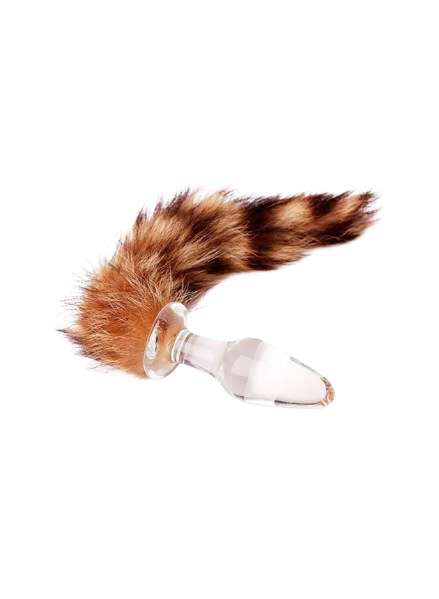 NOTI Fox Tail Glass Butt Plug