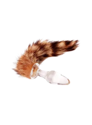 NOTI Fox Tail Glass Butt Plug