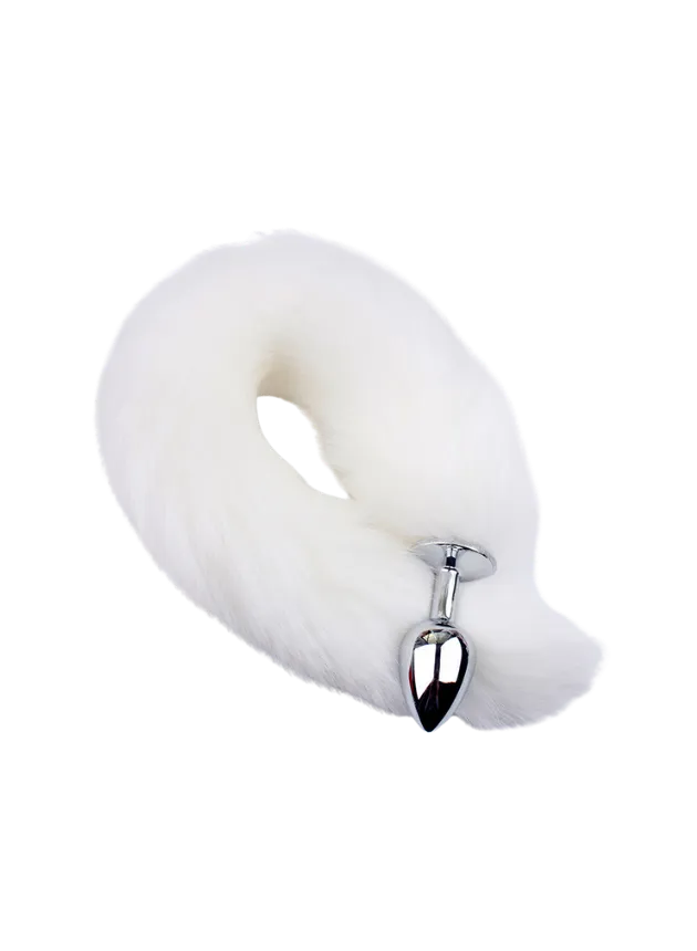 NOTI Fox Tail Stainless Steel Butt Plug