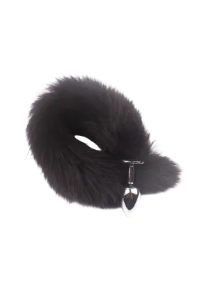 NOTI Fox Tail Stainless Steel Butt Plug