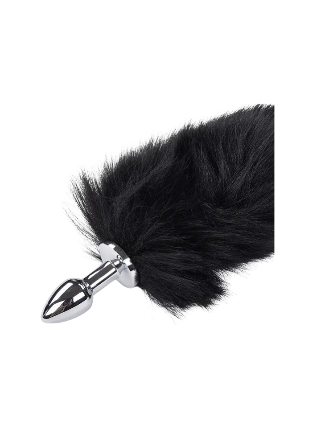 NOTI Fox Tail Stainless Steel Butt Plug