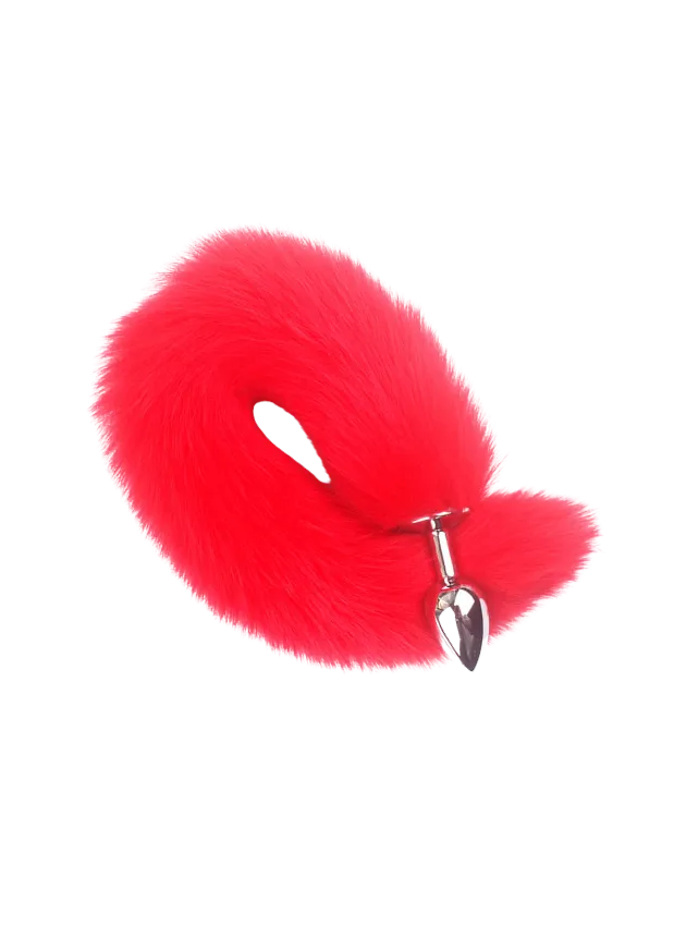 NOTI Fox Tail Stainless Steel Butt Plug