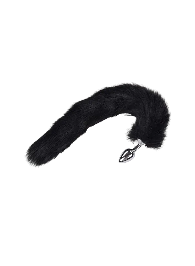 NOTI Fox Tail Stainless Steel Butt Plug