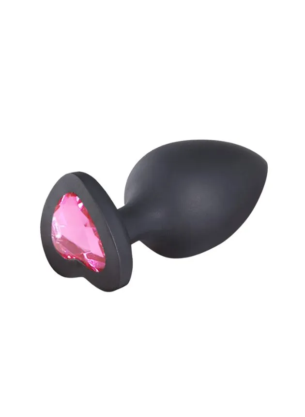 NOTI Jewelled Heart Butt Plug Small