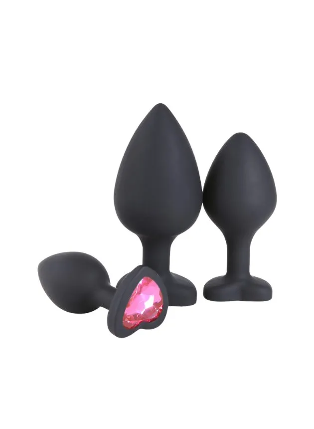 NOTI Jewelled Heart Butt Plug Small