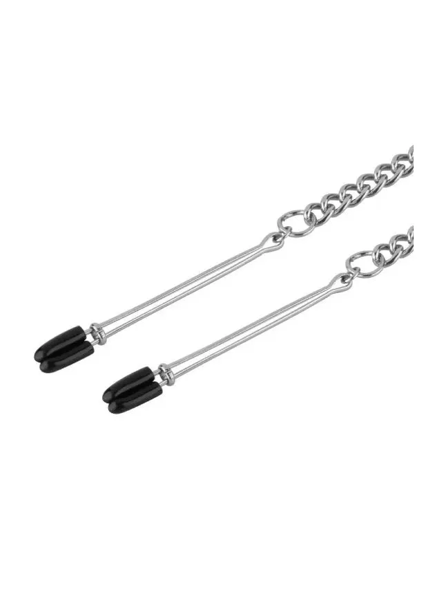 Obei Seduce Me Adjustable Nipple Clamps with Chain