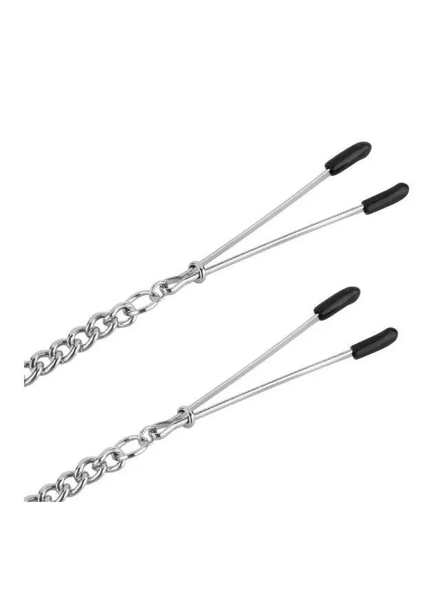 Obei Seduce Me Adjustable Nipple Clamps with Chain